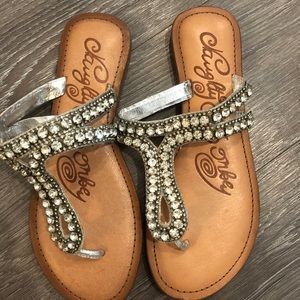 Great condition sparkle sandals
